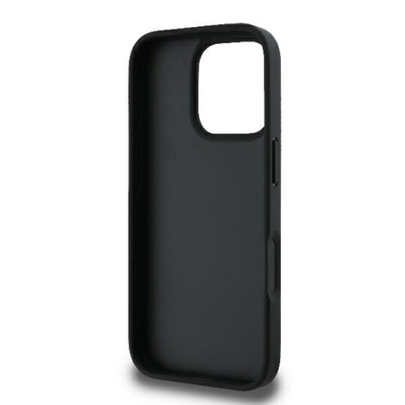Karl Lagerfeld Monogram Choupette Head Pin - Etui iPhone 16 Pro (czarny) (KLHCP16LPGKLCHPK)