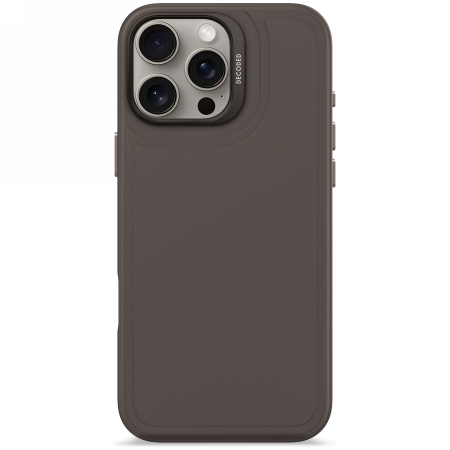 Decoded AntiMicrobial Silicone Stacks Backcover - silikonowa obudowa ochronna do iPhone 16 Pro Max kompatybilna z MagSafe (phantom) (D25IPO16PMBCST9PM)