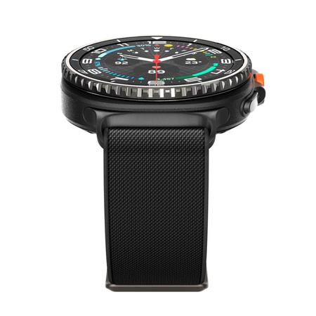 Spigen Fit Lite - Pasek do Samsung Galaxy Watch 8 / 8 Classic 40 / 44 / 46 mm (Black) (AMP10117)