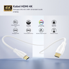Unitek Kabel HDMI 2.0 4K biały 1,5m (C11090AWH03-1.5M)