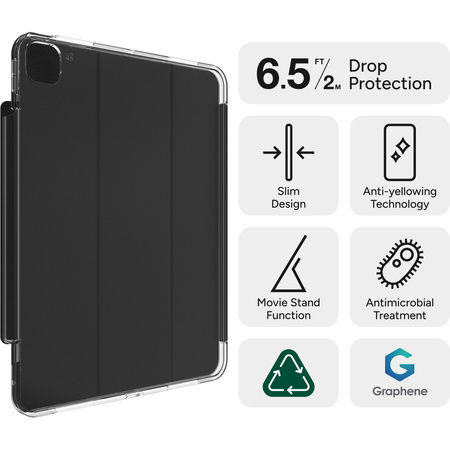 ZAGG Crystal Palace Folio - etui do iPad Air 11" M2/M3 oraz iPar Air 10,9" 4/5 gen. (clear) (702314333)