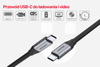 Unitek Kabel Przewód USB-C na USB-C 5Gbps 4K 60Hz 20V/2A 2m (C14091ABK)
