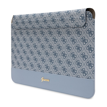 Guess 4G Stripe Metal Logo Computer Sleeve - Etui na notebooka 14" (Niebieski) (GUCS14PS4SGB)
