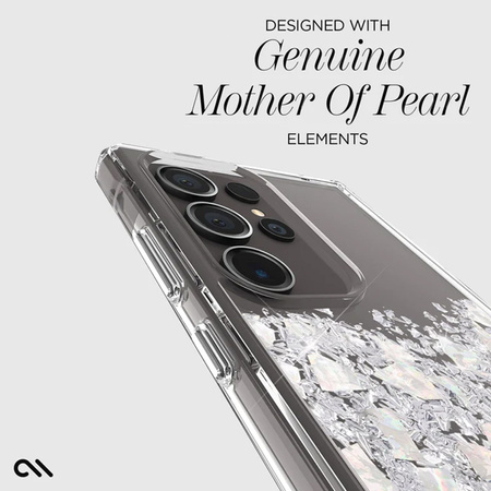 Case-Mate Karat - Etui Samsung Galaxy S24 Ultra zdobione masą perłową (A Touch of Pearl) (CM053448)