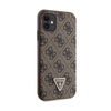 Guess Crossbody 4G Metal Logo - Etui iPhone 11 (brązowy) (GUHCN61P4TDSCPW)