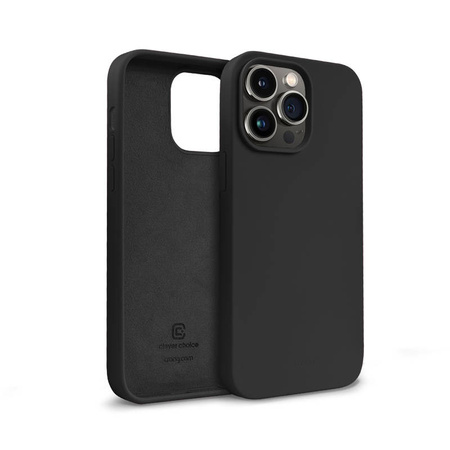 Crong Color Cover - Etui iPhone 14 Pro (czarny) (CRG-COLR-IP1461P-BLK)