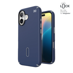 Speck Presidio2 Pro ClickLock & MagSafe - Etui iPhone 16 (Coastal Blue / Dust Grey / White) (150688-3206)