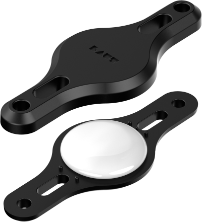 LAUT Bike Tag Bottle Mount - rowerowy uchwyt do AirTag do montażu pod uchwytem na bidon (black) (L_AT_BB_BK)