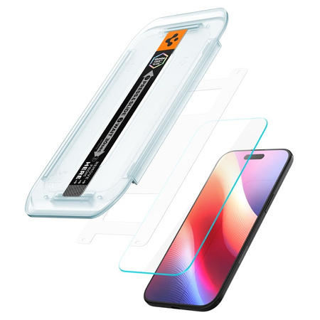 Spigen Glas.TR EZ Fit 2-Pack - Szkło hartowane do iPhone Air (2 sztuki) (AGL09861)