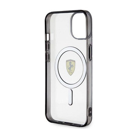 Ferrari Outline Magsafe - Etui iPhone 14 Plus (Przezroczysty) (FEHMP14MURKT)