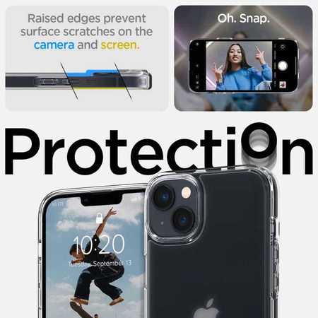 Spigen Ultra Hybrid Matte - Etui do iPhone 15 Plus / iPhone 14 Plus (Przezroczysty matowy) (ACS04900)