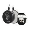 Karl Lagerfeld Bundle Ikonik – Zestaw etui do Apple Airpods 1 / 2 + Power Bank z lusterkiem (KLBPPBOA2K)