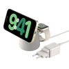 Belkin Ładowarka 3w1, magnetyczna Qi2 15W, do iPhone, AppleWatch, AirPods, kremowa (WIZ027VFH37)