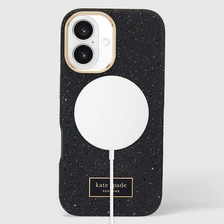Kate Spade New York Crystal Pave MagSafe - Etui iPhone 16 (Nightfall) (KS054354)