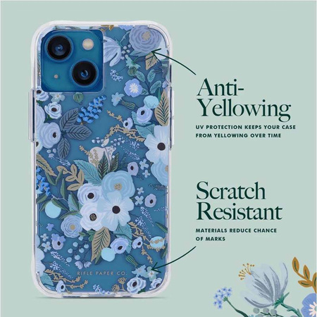 Rifle Paper Clear - Etui iPhone 14 Plus (Garden Party Blue) (RP049276)