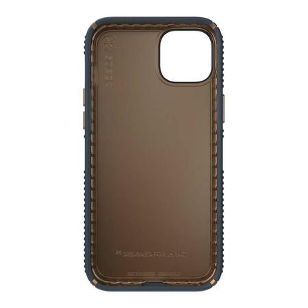 Speck Presidio2 Grip - Antypoślizgowe etui iPhone 15 Plus / 14 Plus (Charcoal / Cool Bronze / Slate) (150116-3068)
