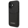 Karl Lagerfeld Cardslots Monogram - Etui iPhone 16 (czarny) (KLHCP16SPGKHPRPK)
