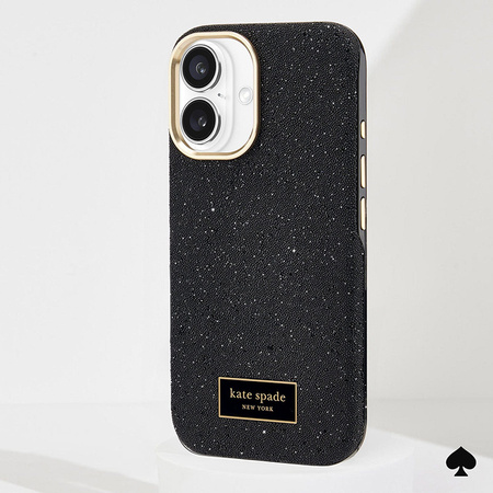 Kate Spade New York Crystal Pave MagSafe - Etui iPhone 16 (Nightfall) (KS054354)