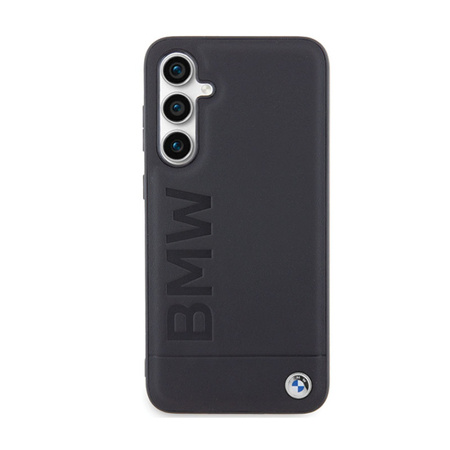 BMW Leather Hot Stamp - Etui Samsung Galaxy S23 FE (czarny) (BMHCS23FESLLBK)