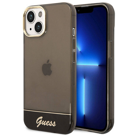 Guess Translucent - Etui iPhone 14 Plus (czarny) (GUHCP14MHGCOK)