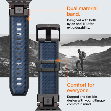 Spigen DuraPro Armor - Pasek do Apple Watch 44/45/46/49 mm (Navu Blue) (AMP09103)