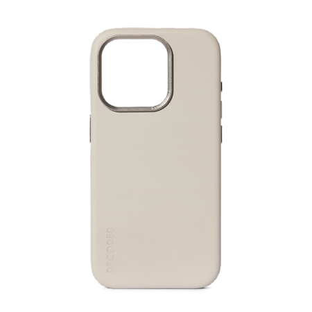 Decoded – skórzana obudowa ochronna do iPhone 15 Pro kompatybilna z MagSafe (clay) (D24IPO15PBC1CY)