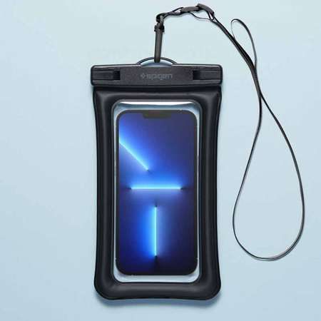 Spigen A610 Universal Waterproof Float Case - Etui do smartfonów do 6.9" (Czarny) (AMP04529)