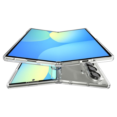 Spigen Ultra Hybrid Pro Mag MagSafe - Etui do Samsung Galaxy Z Fold 7 (Clear/White) (ACS09546)
