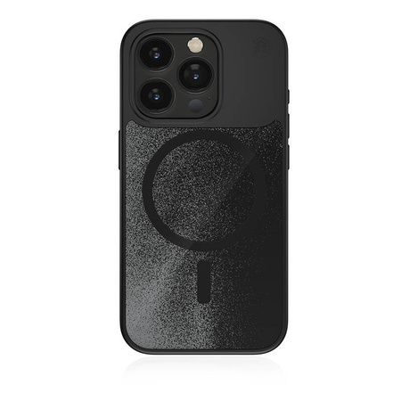 STM Relax Sand MagSafe - Etui iPhone 15 (Black / Grey) (STM-322-411FJ-02)