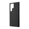 AMG Carbon Stripe & Embossed - Etui Samsung Galaxy S23 Ultra (czarny) (AMHCS23LBLSCA)