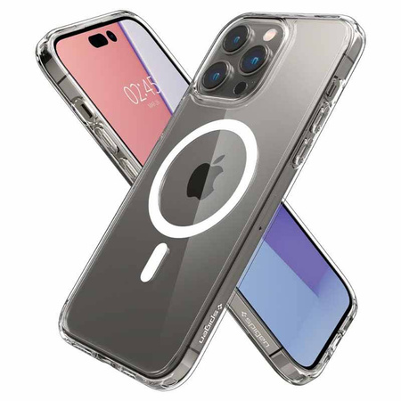 Spigen Ultra Hybrid Mag MagSafe – Etui do iPhone 14 Pro (Biały) (ACS04969)