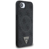 Guess 4G Ring Triangle Logo MagSafe - Etui do iPhone 16e (czarny) (GUHMPSE4P4TDPK)