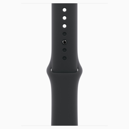 Apple Watch Series 10 GPS 46mm Koperta z aluminium w kolorze onyksu, pasek sportowy w kolorze czarnym - M/L (MWWQ3ET/A)