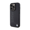 BMW Leather Hot Stamp MagSafe - Etui iPhone 15 Pro (Czarny) (BMHMP15LSLLBK)