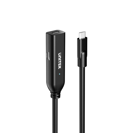 Unitek Kabel przedłużający USB-C 10 Gbps 5m, czarny (U1335ABK01)