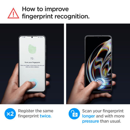 Spigen Glas.TR EZ Fit 2-Pack - Szkło hartowane 2 szt. do Samsung Galaxy S23+ (AGL05952)