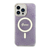 Guess 4G MagSafe - Etui iPhone 14 Pro Max (Purpurowy) (GUHMP14XH4STU)