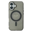 Guess IML Rhinestones MagSafe - Etui iPhone 16 Plus (czarny) (GUHMP16MPFTDTEK)
