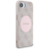 Guess 4G Circle Classic Logo MagSafe - Etui do iPhone 16e (różowo) (GUHMPSE4P4PGRSGP)