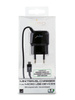 PURO Mini Travel Charger - Przenośna ładowarka sieciowa z kablem Micro USB (czarny) (MTCMICROBLK)