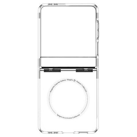 Spigen Ultra Hybrid Pro Mag MagSafe - Etui do Samsung Galaxy Z Flip 7 (Clear/White) (ACS09559)