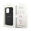 Guess Saffiano MagSafe - Etui iPhone 14 Pro (czarny) (GUHMP14LPSAHMCK)