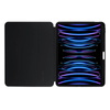 Crong PrimeFolio – Etui iPad Air 11” M3 (2025) / iPad Air 11” M2 (2024) / iPad Air 10.9” (5-4 gen.) / iPad Pro 11" (2022-2021) (czarny/przezroczysty) (CRG-PRF-IPD11-BLK)