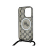 Karl Lagerfeld IML Crossbody Monogram Karl & Choupette Head MagSafe - Etui iPhone 15 Pro Max (czarny) (KLHMP15XHCKCKLCK)