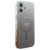 Guess IML Glitter Gradient MagSafe - Etui iPhone 16 (brązowy) (GUHMP16SHGRCELW)