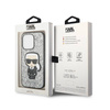 Karl Lagerfeld Glitter Flakes Ikonik - Etui iPhone 14 Pro Max (srebrny) (KLHCP14XGFKPG)