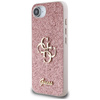 Guess Fixed Glitter Big 4G - Etui do iPhone 16e (różowy) (GUHCPSE4HG4SGP)