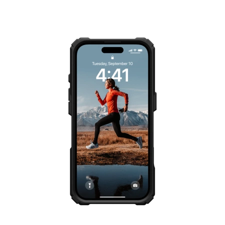 UAG Plasma XTE Magsafe - obudowa ochronna do iPhone 16 Plus kompatybilna z MagSafe czarny/pomarańczowy (114473114097)