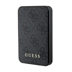 Guess 4G Leather Metal Logo - Power Bank 5000 mAh 15W (czarny) (GUPB5LP4GEGK)