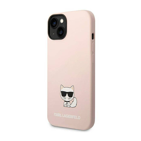 Karl Lagerfeld Choupette Body - Etui iPhone 14 Plus (jasnoróżowy) (KLHCP14MSLCTPI)
